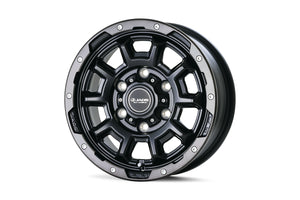 JAOS ADAMASBL5 15X6.0J 33 6H139.7 MATTE POLISH BLACK WHEEL FOR TOYOTA HIACE 200 B901560MPB