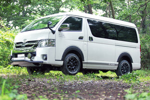 JAOS ADAMASBL5 15X6.0J 33 6H139.7 MATTE POLISH BLACK WHEEL FOR TOYOTA HIACE 200 B901560MPB