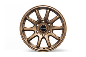 JAOS TRIBECROSS 17x8.0J ± 0 6H139.7 TITANIUM GOLD WHEEL FOR TOYOTA HILUX SURF 125 Z GRSPORT B952781TGD