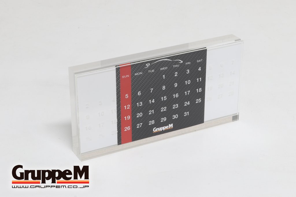 GRUPPEM ACRYLIC CALENDAR  1GM-002
