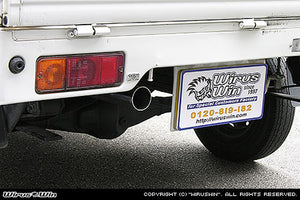 WIRUS WIN COMPACT MUFFLER RACING TYPE FOR SUZUKI CARRY GD-DA52T GD-DB52T LE-DA62T LE-DA63T F6A K6A WIRUS-WIN-00021 - Black Hawk Japan