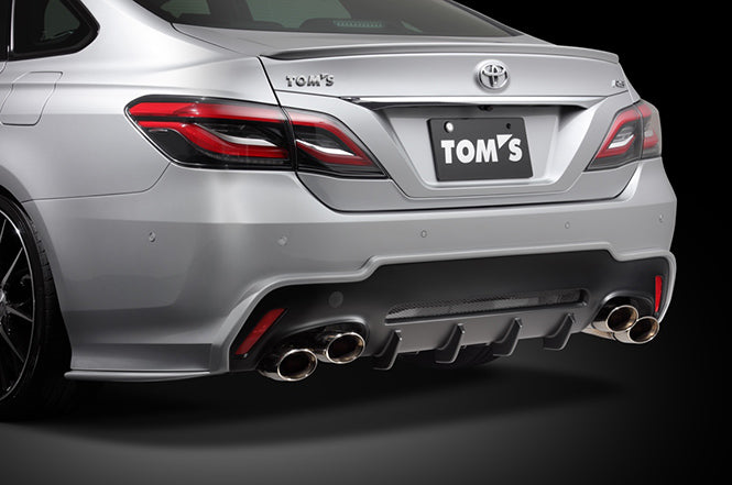 TOMS REAR UNDER DIFFUSER AND EXHAUST SET SILVER METALLIC 1F7  FOR  CROWN AZSH20  52150-TAS23-S