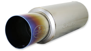 REINHARD CANNONBALL UNIVERSAL MUFFLER 01 SINGLE TITANIUM EXHAUST 01SRTI 115-145-76