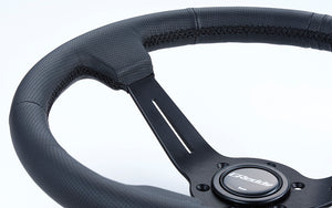 GREDDY SPORTS STEERING WHEEL DEEP BLACK ED For 16600004