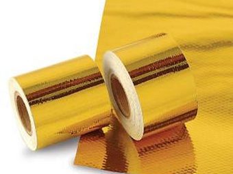 LAILE BEATRUSH DEI A GOLD HEAT REFLECTIVE MATERIAL 12”x12” 300x300MM SHEET DEI-010391
