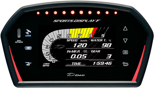 Defi Sports Display F ADVANCE Control Unit Set DSDF DF15902 (ADVANCE Control Unit & Sensors Included)