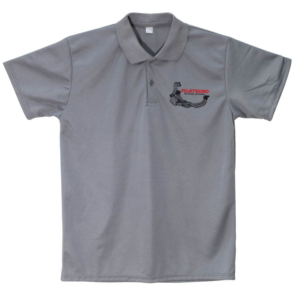 FUJITSUBO POLO T-SHIRT GRAY XXXL 048-17066 - Black Hawk Japan