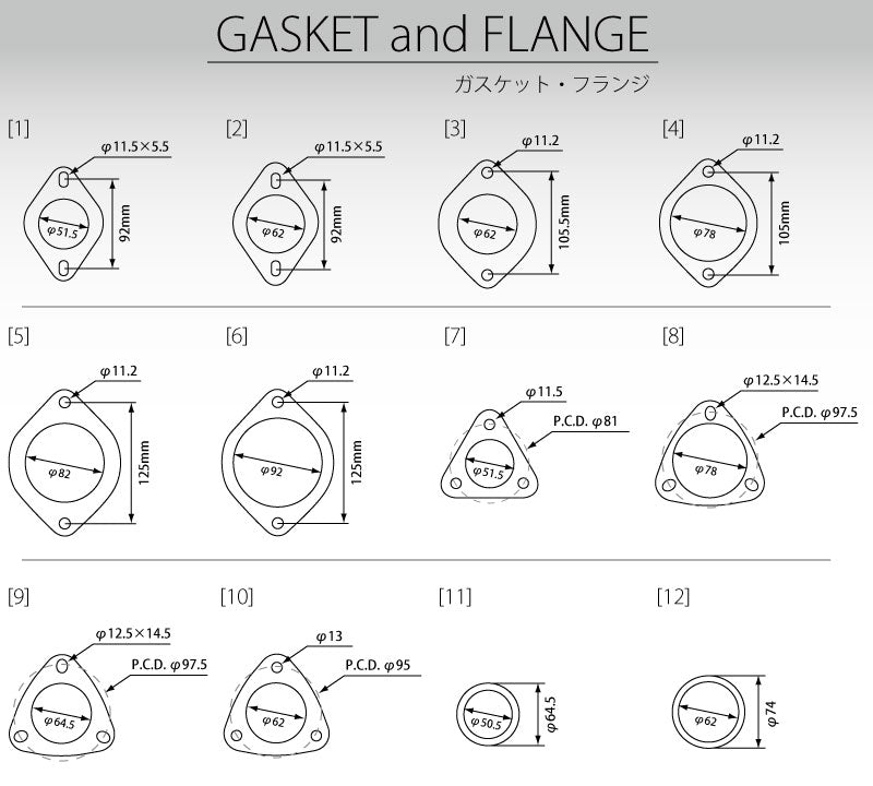 SARD EXHAUST SUB PARTS GASKET 31108