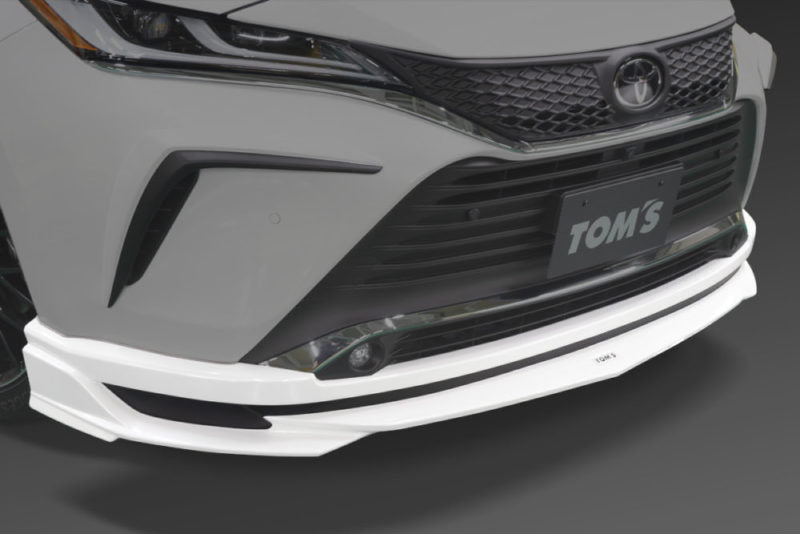 TOMS FRONT SPOILER BLACK 202 FOR TOYOTA HARRIER MXUA80 85 52110-TAU80-B