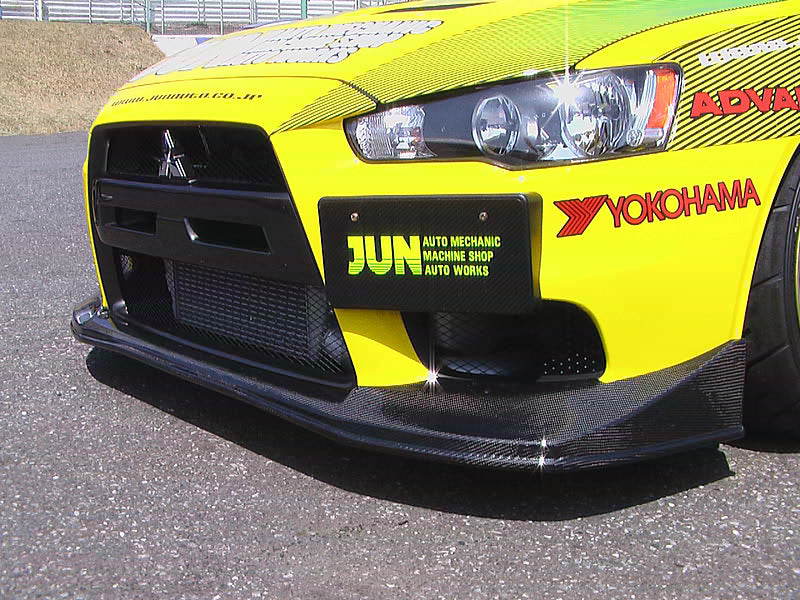 JUN AUTO FRONT LIP SPOILER  For MITSUBISHI LANCER Evo CZ4A - 8001M-M002