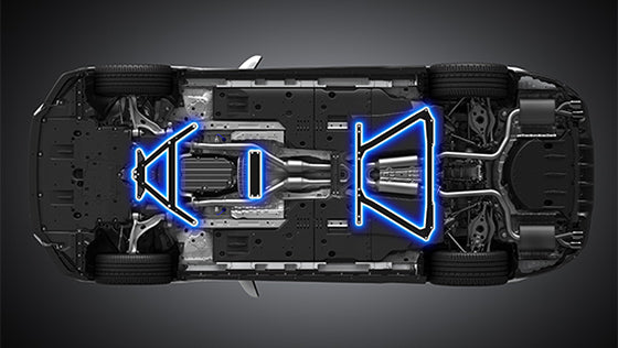 TRD MEMBER BRACE SET FOR LEXUS IS 3 MS300-53001