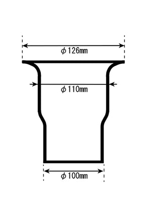 BILLION SUPER RACING AIR FUNNEL ALUMINUM 100 BSD100-FN001