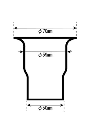 BILLION SUPER RACING AIR FUNNEL ALUMINUM 50 BSD050-FN001