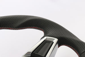 KENSTYLE STEERING WHEEL ALL BLACK LEATHER FOR MAZDA ROADSTER ND5RC NDERC FIAT ABART NF2EK MC01