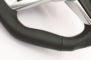 KENSTYLE STEERING WHEEL ALL BLACK LEATHER FOR MAZDA ROADSTER ND5RC NDERC FIAT ABART NF2EK MC01