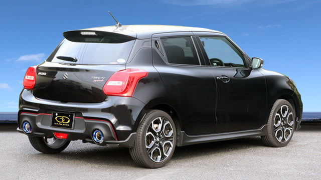 GANADOR ULTRA LIGHTWIGHT ALL TITANIUM MUFFLER EXHAUST POLISHED FOR SUZUKU SWIFT SPORTS ZC33S K14C GDE-411TPO