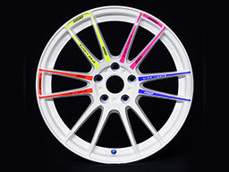 RAYS GRAMLIGHTS OFFICIAL STICKER GRAMLIGHTS 57XTREME SPOKE STICKER FLUORESCENT RED FOR  7404-34