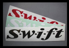 SWIFT TOHATSU SPRINGS STICKER 500x80mm BLACK