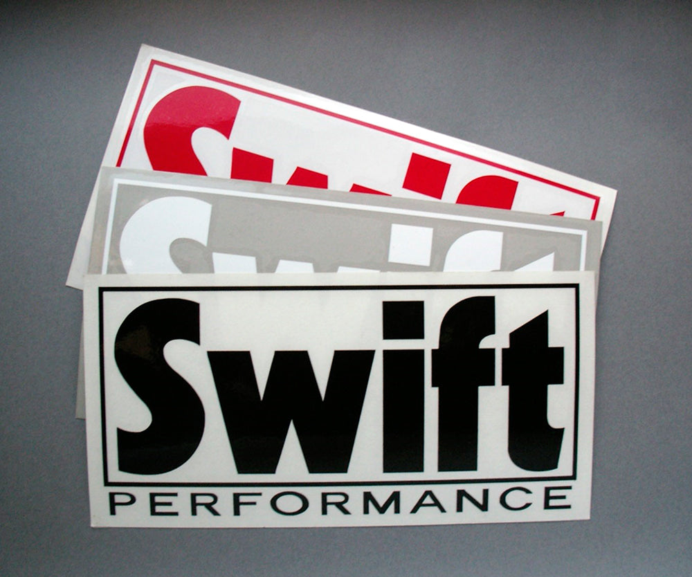 SWIFT TOHATSU SPRINGS STICKER 180x90mm RED