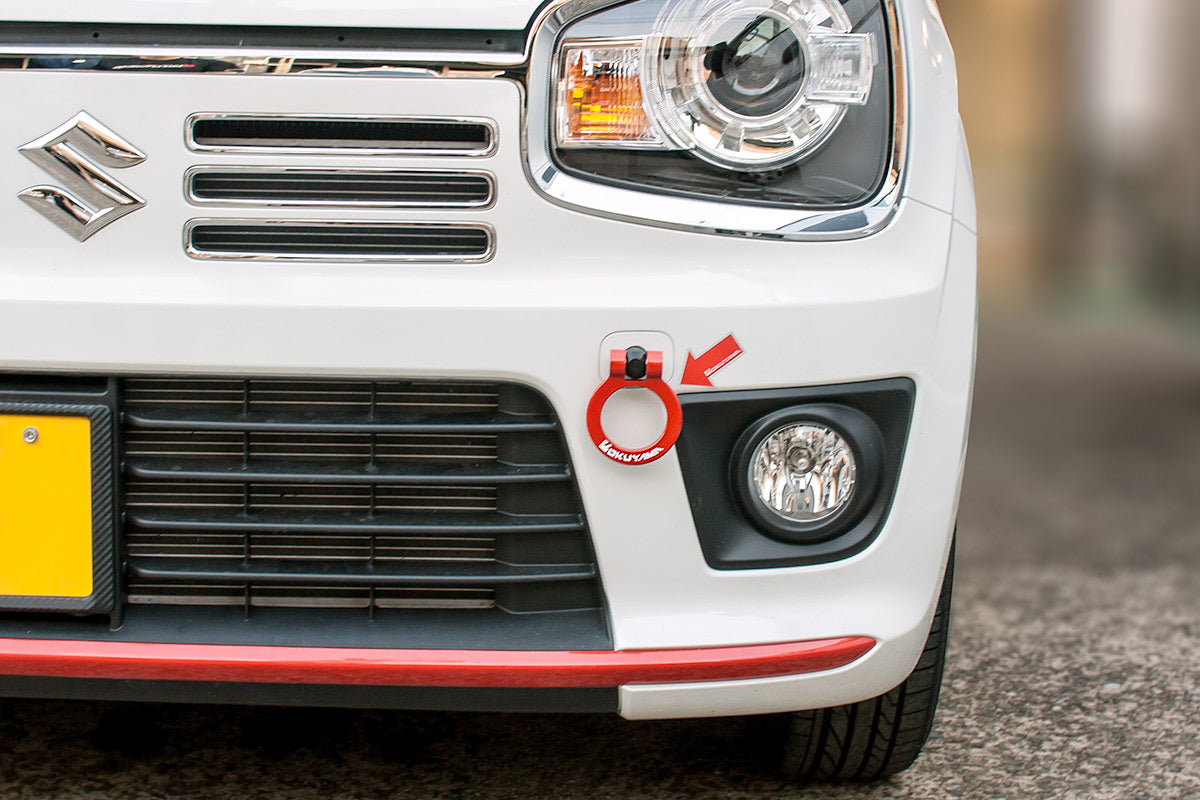 OKUYAMA TOWING HOOK Fr YELLOW For SUZUKI ALTO TURBO RS WORKS HA36S 301-099-1