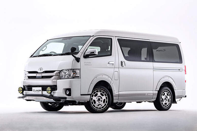 JAOS FENDER GARNISH TYPE-X UNPAINTED PRODUCT FOR TOYOTA HIACE 200 B135201NP