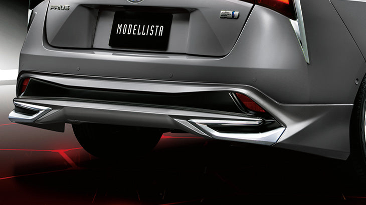 MODELLISTA REAR SKIRT ICONIC WHITE FOR TOYOYA PRIUS ZVW51 D2641-59510-A2
