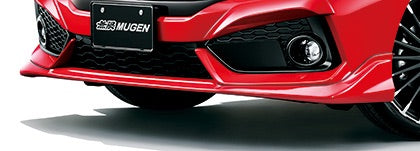 MUGEN Front Under Spoiler Pearl Crystal Black  For CIVIC FK7 71110-XNCD-K0S0-CB
