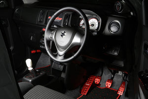 MONSTER SPORT SHIFT KNOB B TYPE (STICK TYPE) BLACK FOR SUZUKI ALTO WORKS HA36S 831121-7350M