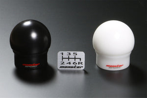 MONSTER SPORT SHIFT KNOB C TYPE (FOR ZC33S ONLY) WHITE FOR SUZUKI SWIFT SPORTS ZC33S 831126-7650M - Black Hawk Japan