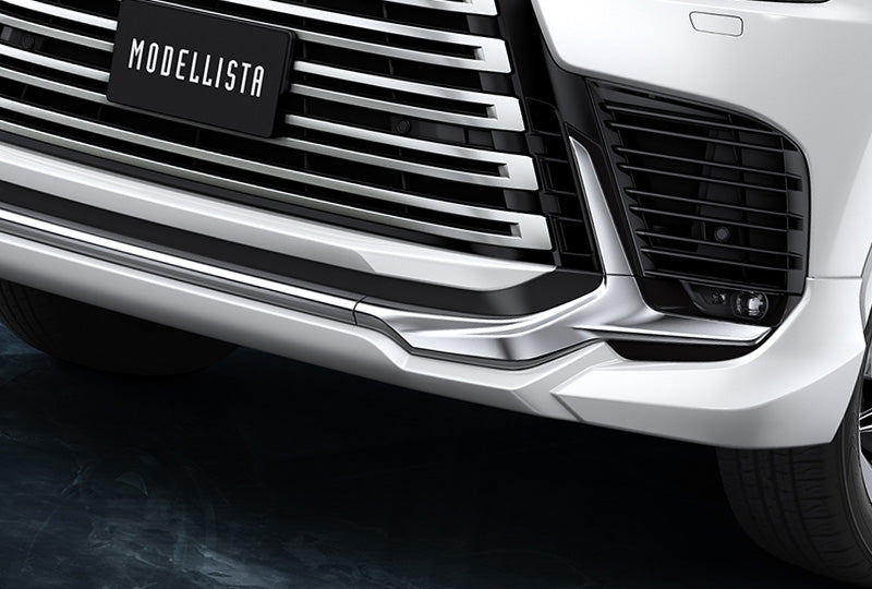 MODELLISTA FRONT SPOILER BLACK GLASS FLAKE FOR LEXUS LX600 2022- MSD41-60005-C1