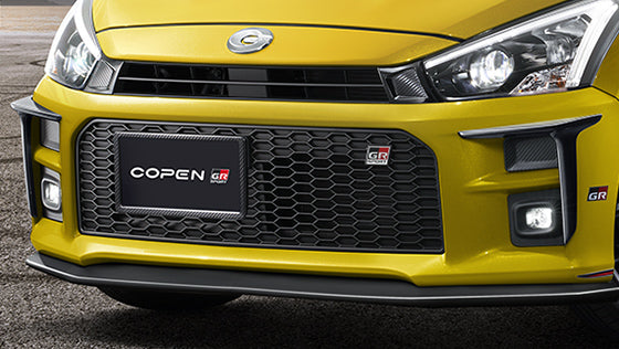 TRD GR FRONT CORNER SPOILER BLACK 212 FOR TOYOTA COPEN MS345-B2001