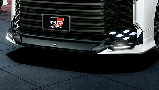 TRD GR FRONT SPOILER (WITH LED) BLACK FOR TOYOTA VOXY 9# MS341-28054-C0 - Black Hawk Japan