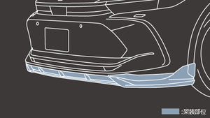 TRD GR FRONT SPOILER UNPAINTED FOR TOYOTA CROWN 35 MS341-30021-NP