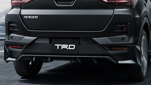 TRD REAR BUMPER SPOILER BLACK FOR TOYOTA RAIZE A202A 10A 01A MS343-B1011