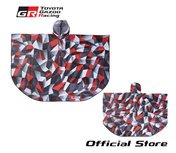 GAZOO RACING RAIN PONCHO CAMOUFLAGE TGRC-A065