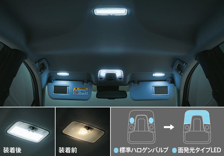 MODELLISTA LED ROOM LAMP SET MOON ROOF MODELS FOR TOYOYA PRIUS ZVW51 D2815-50520