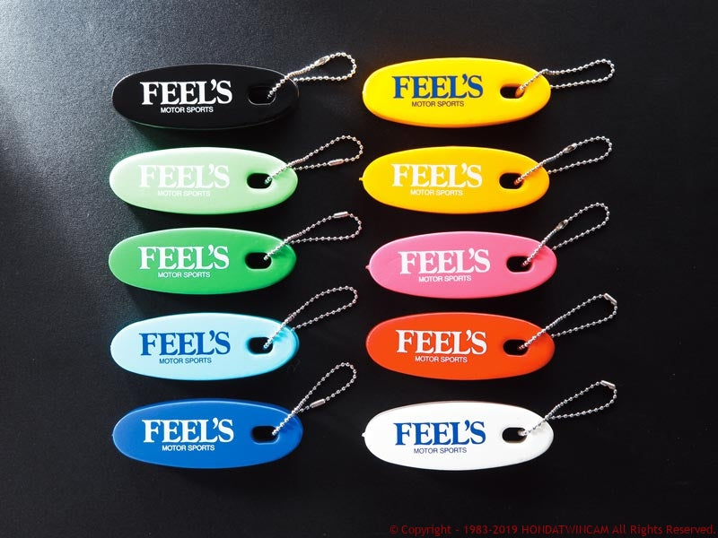 FEEL'S HONDA TWINCAM FEEL'S FLOAT KEYCHAIN GREEN FOR  Feels-00943