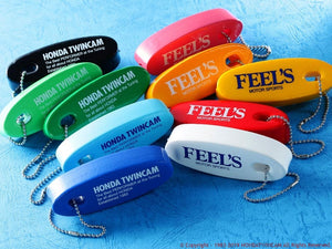 FEEL'S HONDA TWINCAM FEEL'S FLOAT KEYCHAIN RED FOR  Feels-00948