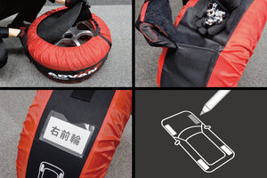 YOKOHAMA ADVAN TIRE COVER WM0037 - Black Hawk Japan