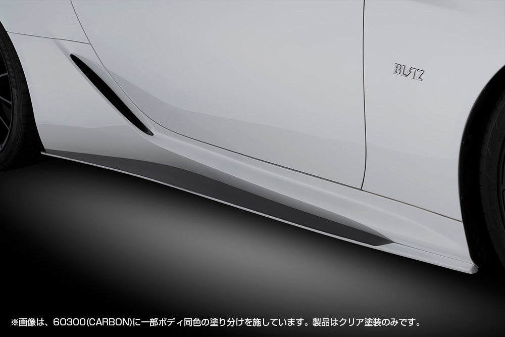 BLITZ Side Skirt DGM  For LEXUS LC500 URZ100 2UR-GSE 60289 - Black Hawk Japan