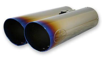 REINHARD DUAL MUFFLER SEMI TITANIUM EXHAUST FOR NISSAN SILVIA S14 LATE TURBO SR20DET RH-2215TI