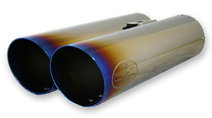 REINHARD DUAL MUFFLER SEMI TITANIUM EXHAUST FOR NISSAN SILVIA S14 LATE TURBO SR20DET RH-2215TI