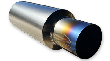 REINHARD CANNONBALL MUFFLER TITANIUM EXHAUST FOR TOYOTA MARK II JZX110 NA 1JZ-FSE RH-F913