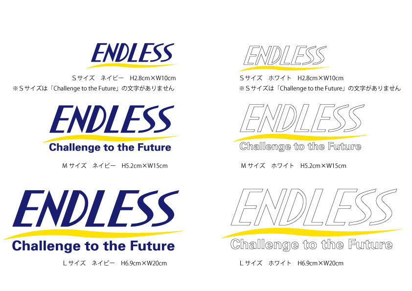ENDLESS STICKER NAVY M FOR  GST-EDLN-NV-M
