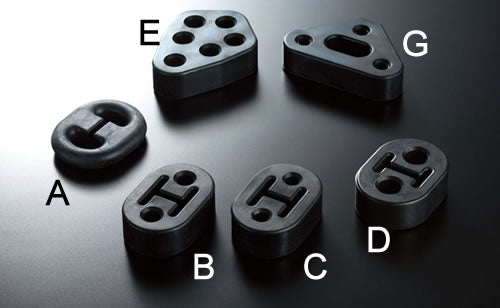 JURAN MUFFLER RING BUSH D TYPE 2 PcS 325105