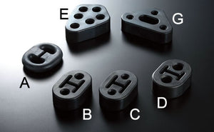 JURAN MUFFLER RING BUSH D TYPE 2 PcS 325105