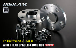 DIGICAM 25MM WIDE TREAD SPACER AND LONG NUT 5X114.3 60-60 FOR TOYOTA TW1145256060SLN
