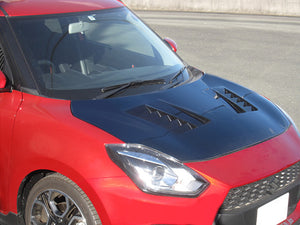 R'S RACING SERVICE SUPER COOL AERO BONNET FRP FOR SUZUKI SWIFT SPORTS ZC33S B33-105F