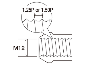 YOKOHAMA ADVAN RACING WHEEL NUT M12X1.25P H17 BL-S BLACK 4PCS FOR  V2380 - Black Hawk Japan