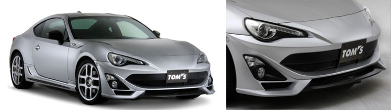 TOMS FRONT BUMPER BLACK STERLING SILVER METALLIC D6S  FOR  86 ZN6   52110-TZN62-S